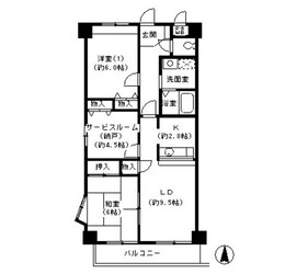 メゾンドール南千里の物件間取画像